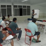 Profº Engº Geraldo Sergio Pereira ministrando a primeira aula.